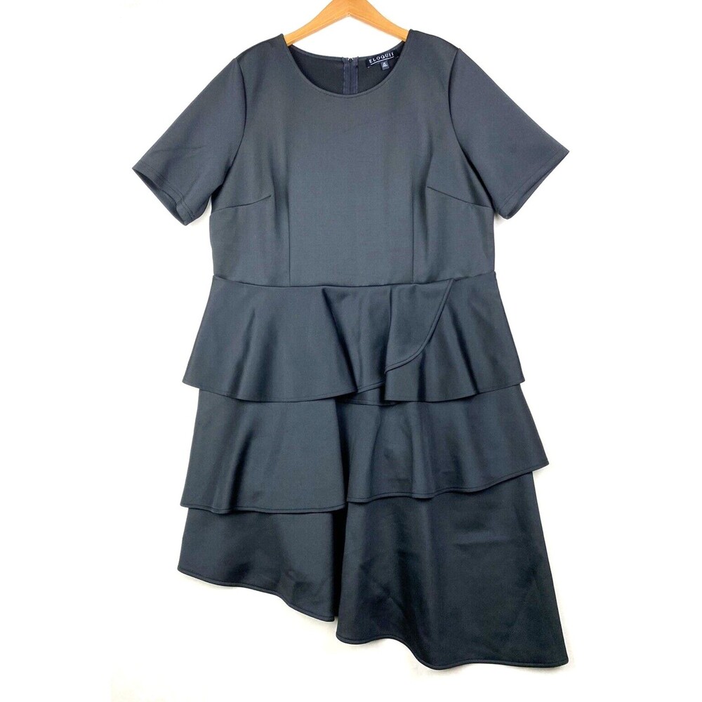 Eloquii Dress Womens 20 Plus Ponte